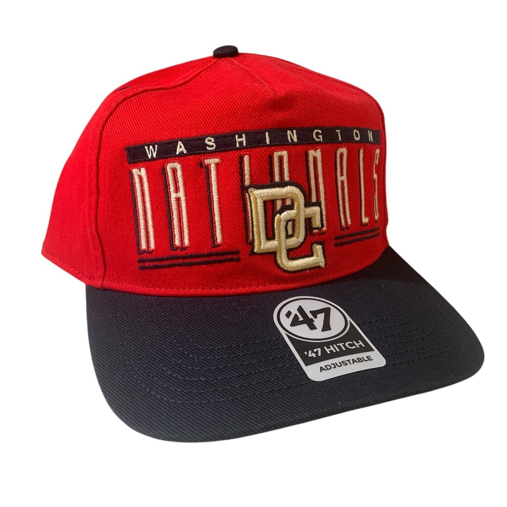 Washington Nationals '47 Brand Cooperstown Hitch Adjustable Snapback Hat OSFM